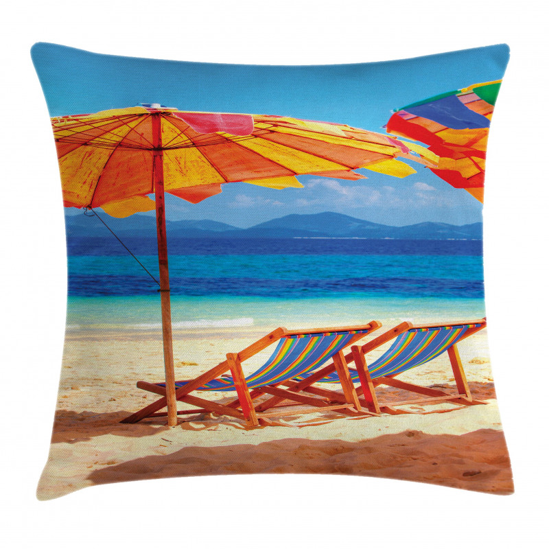 Sea of Thailand Beach Pillow Cover