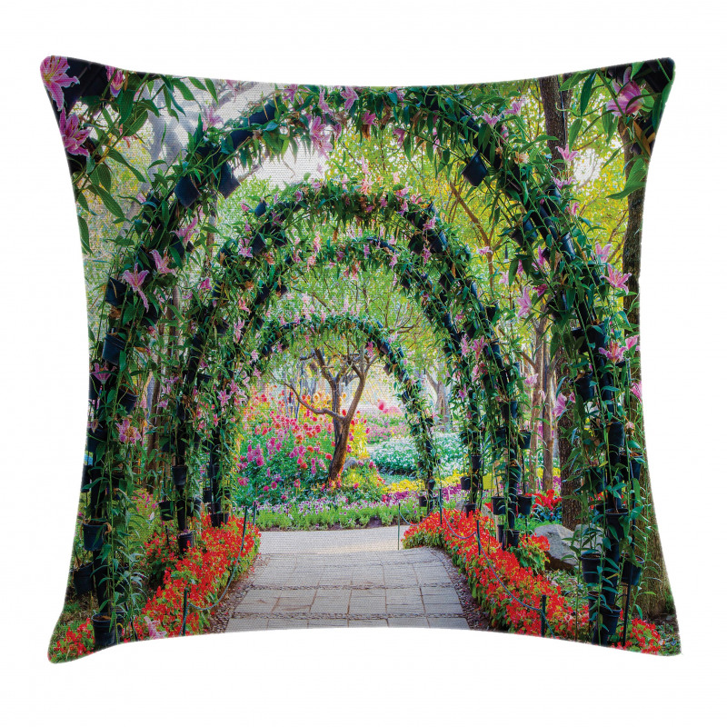 Flower Arches Plants Pillow Cover
