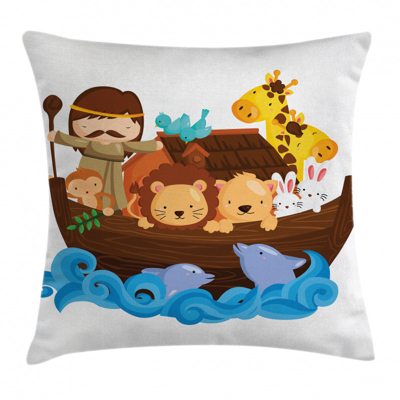 Animals in Nature Pillow Cover