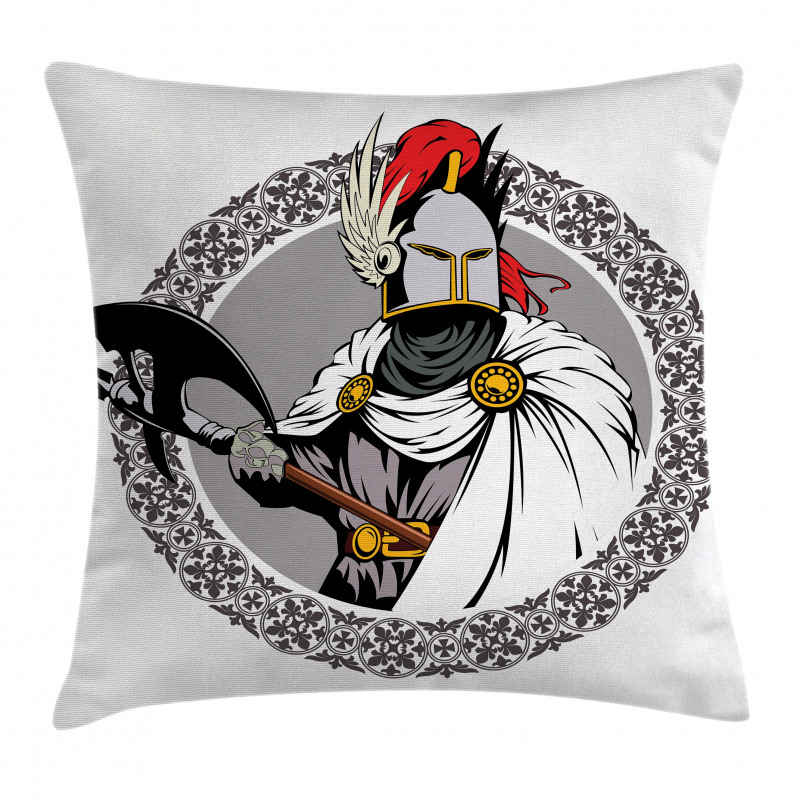 Knight Heroic Armour Pillow Cover