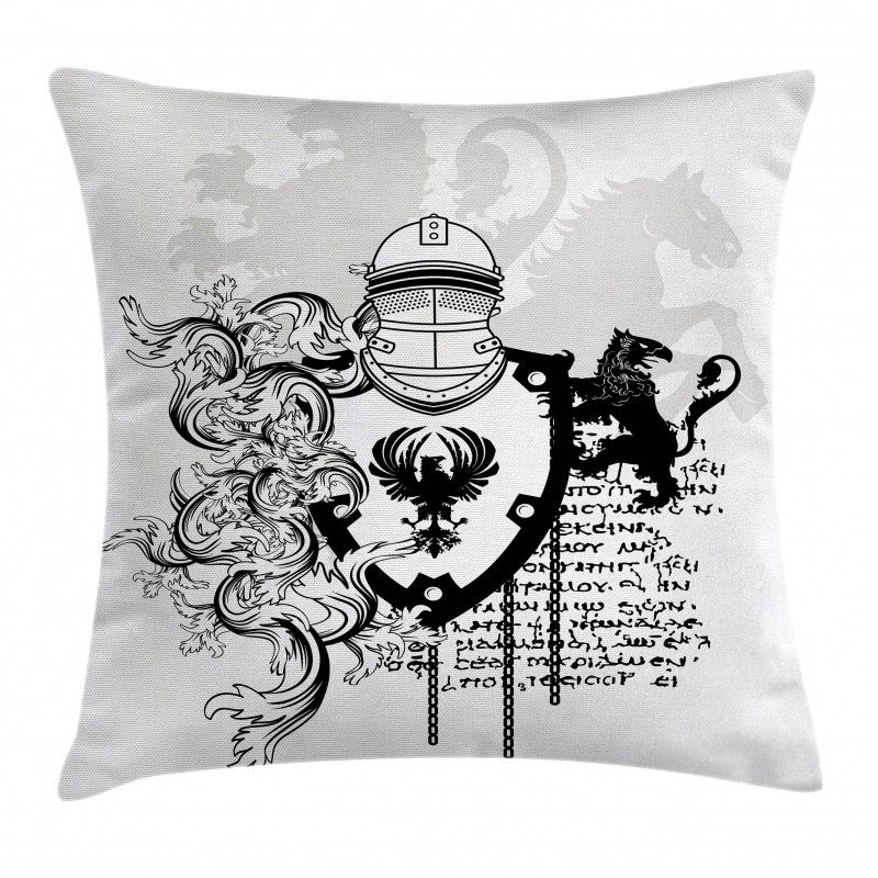 Medieval Knight Pillow Cover
