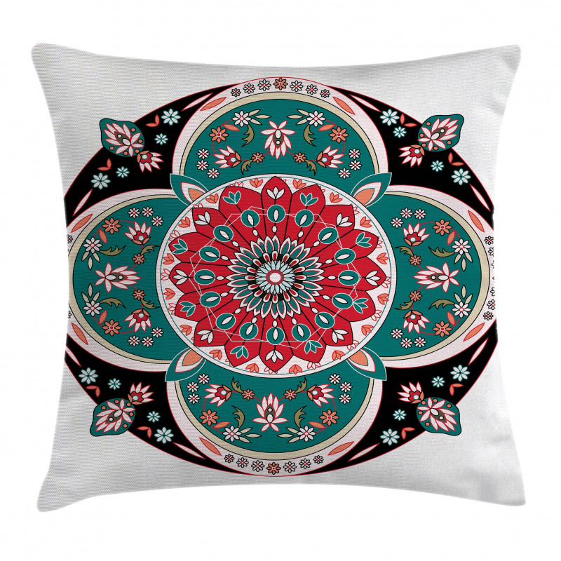 Floral Ethnic Pillow Cover