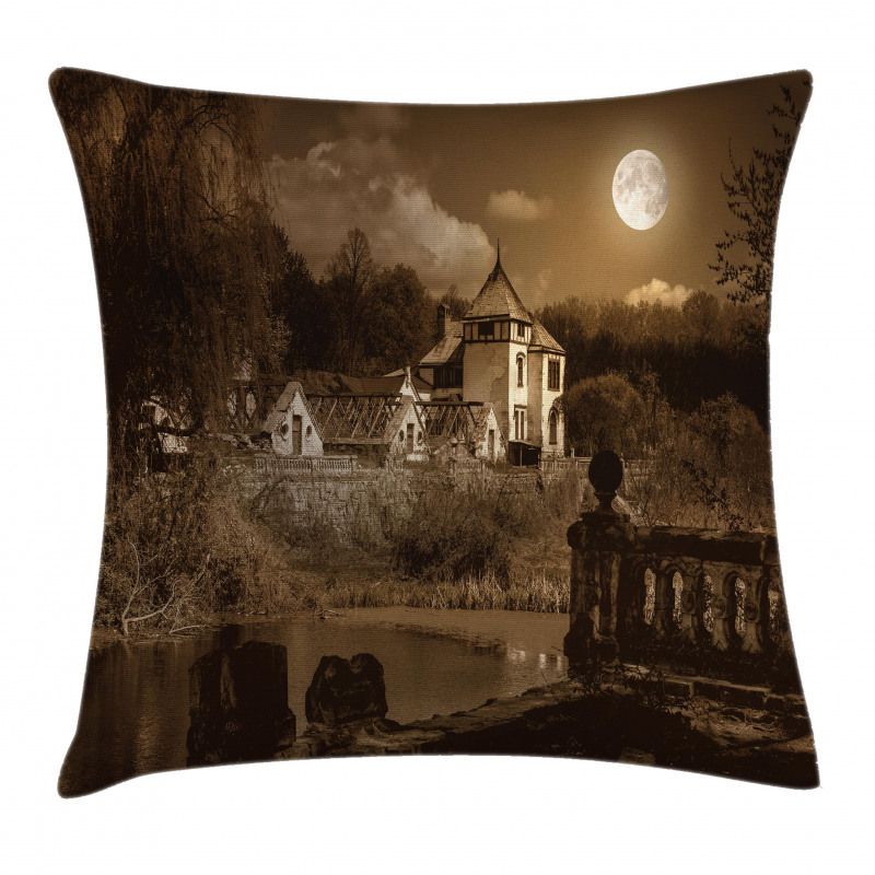 Medieval House Pillow Cover