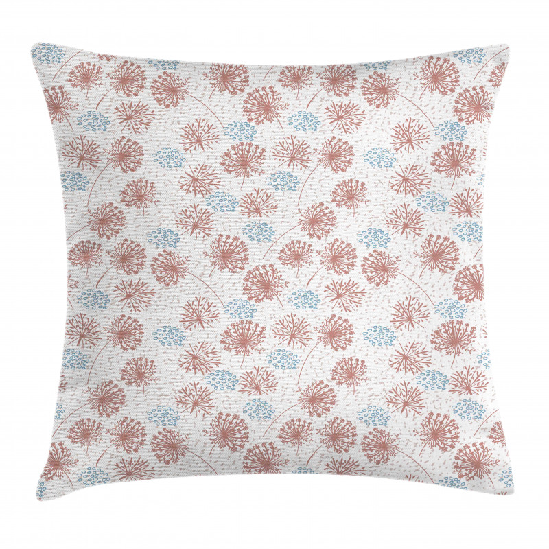 Rustic Floral Botanical Art Pillow Cover
