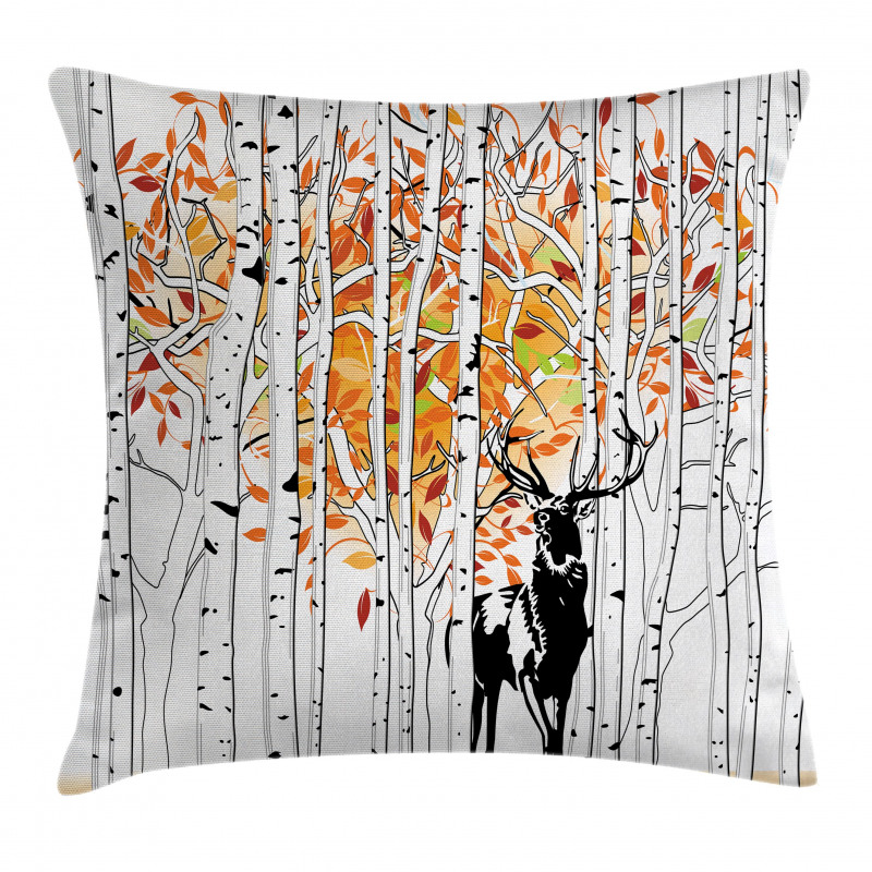 Trees Foliage Wilderness Pillow Cover