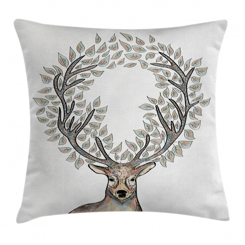 Myth Animal Reindeer Pillow Cover