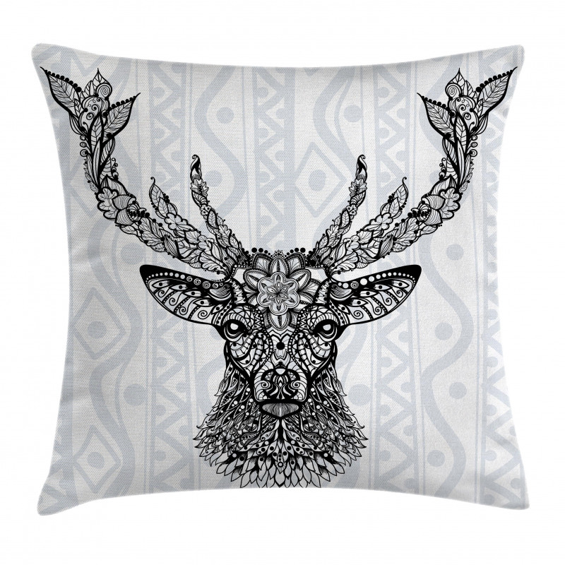 Bohem Deer Pillow Cover