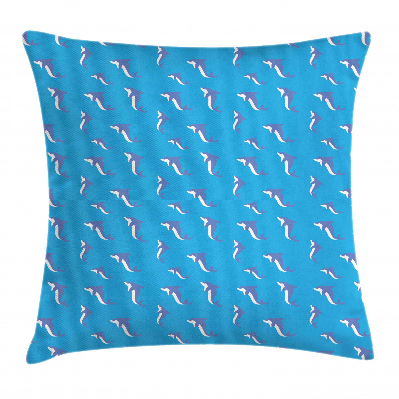 Repetitive Irregular Fish Pillow Cover