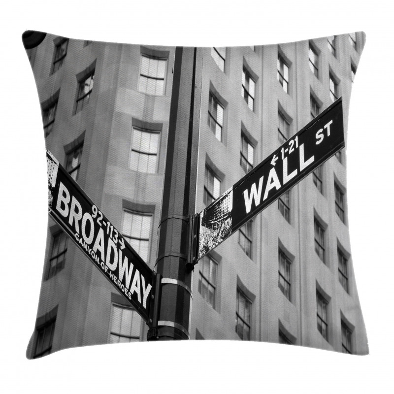 Broadway NYC Photo Pillow Cover
