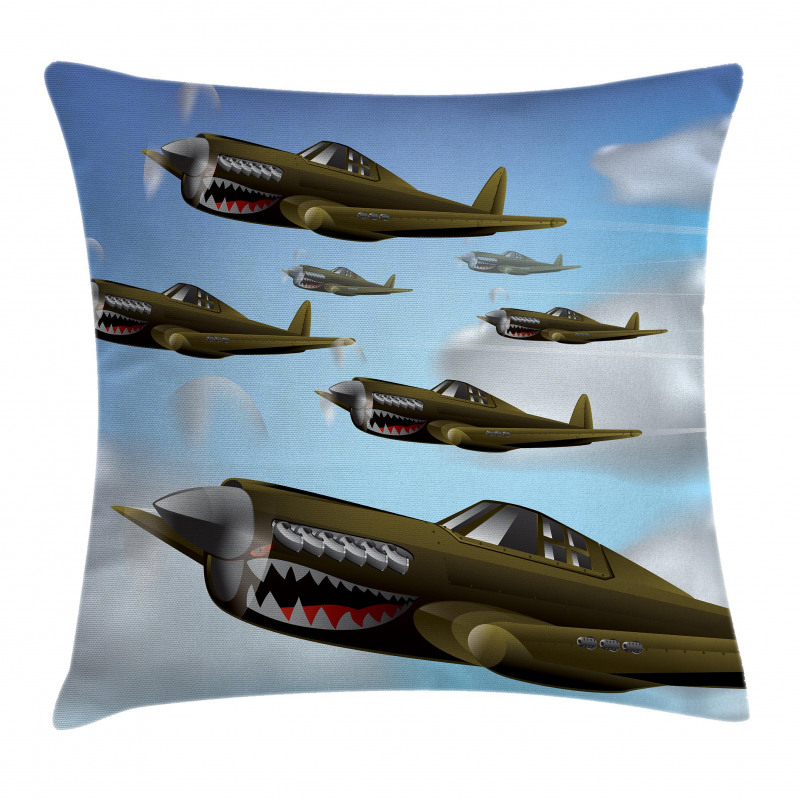 Aircrafts up in Air Pillow Cover