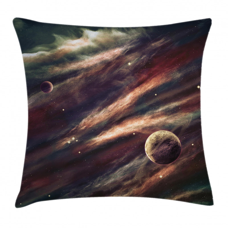 Nebula Planet Cloud Pillow Cover