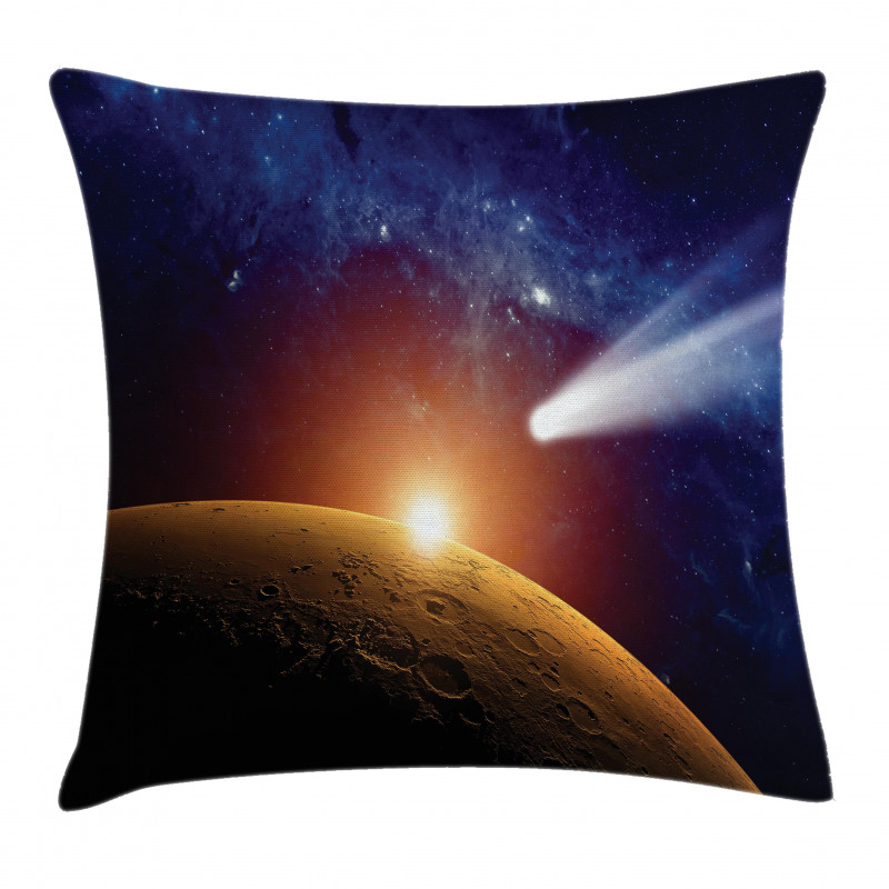 Dark Solar Scenery Pillow Cover