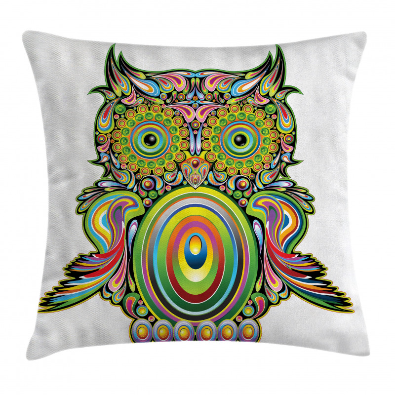 Owl Eye Pillow Cover