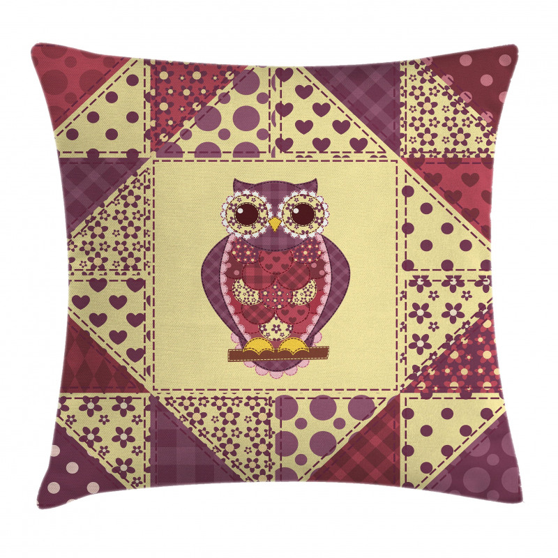 Nocturnal Animal Pattern Pillow Cover