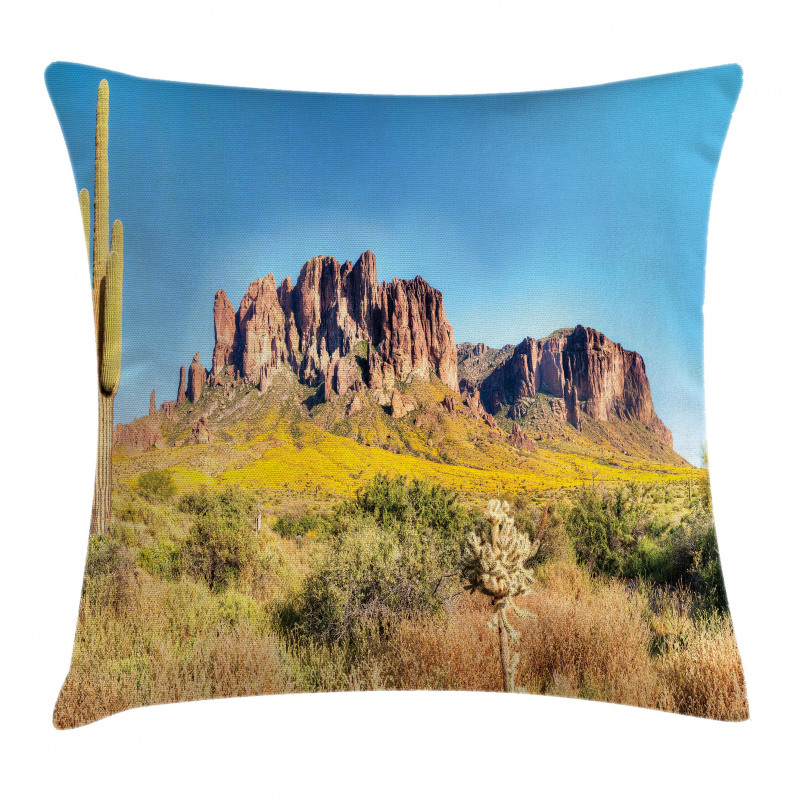 Blooming Mountain Pillow Cover