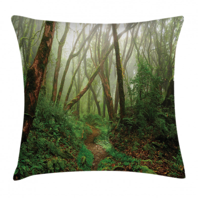 Exotic Jungle Forest Pillow Cover