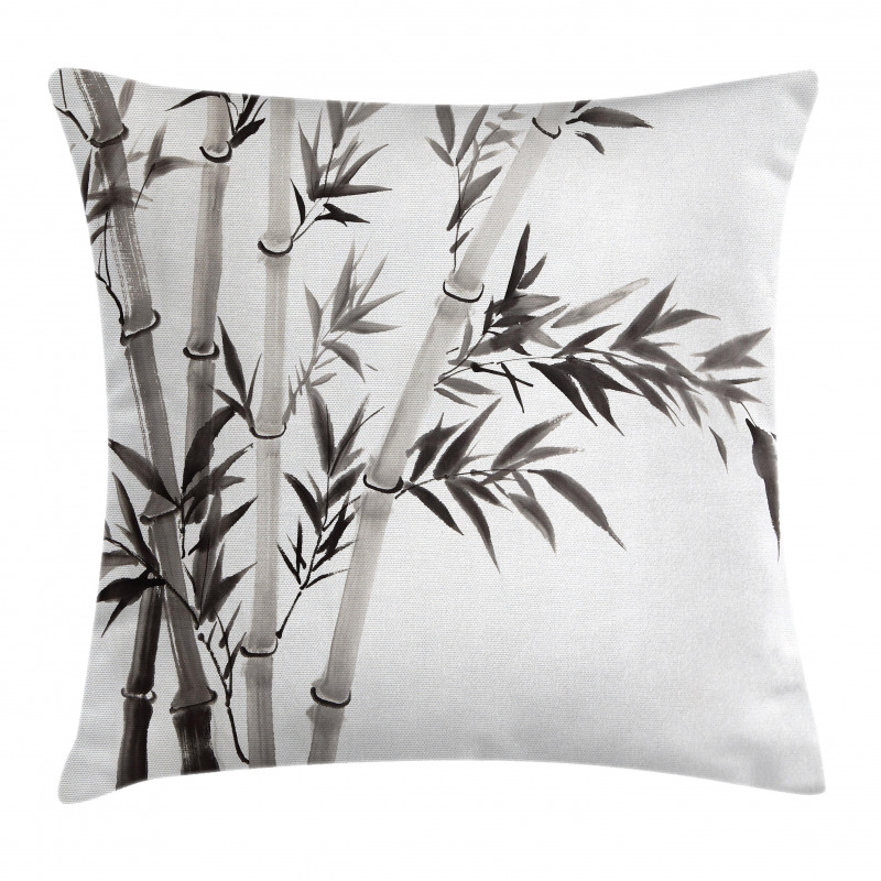 Traditional Bamboo Leaves Pillow Cover
