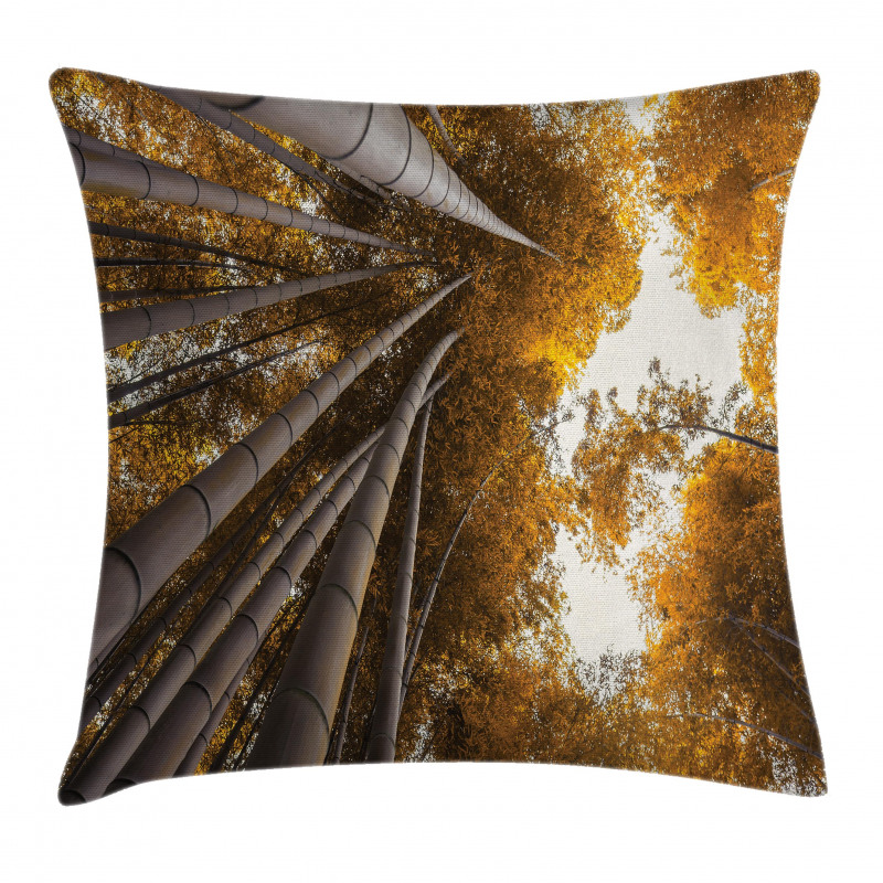 Fall Landscape Bamboo Pillow Cover