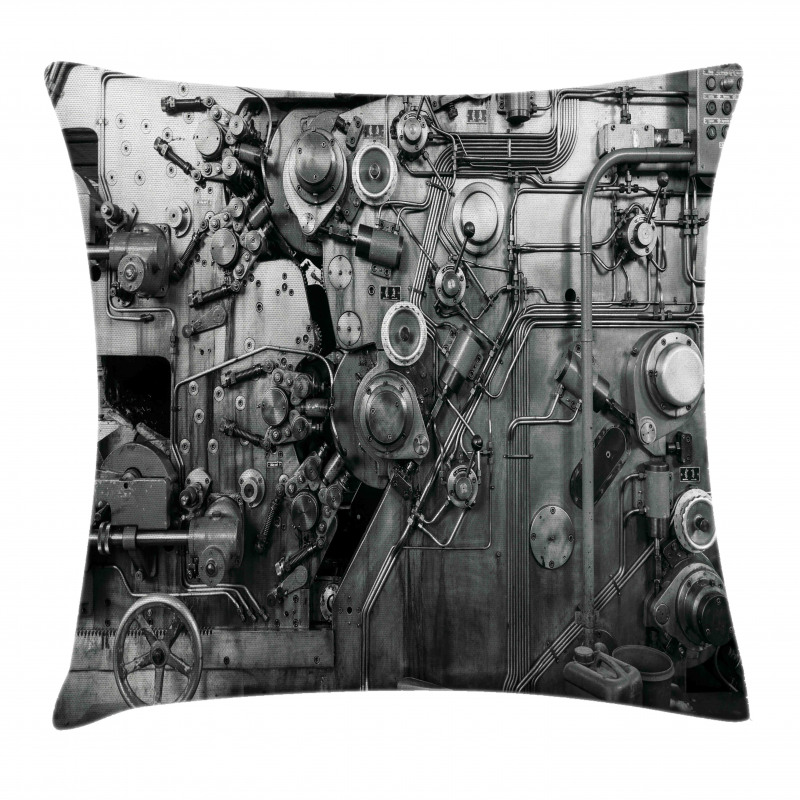 Machine in Factory Pillow Cover