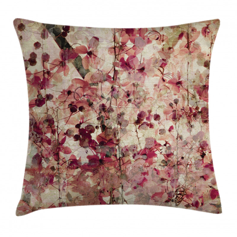 Cherry Blossoms Floral Pillow Cover