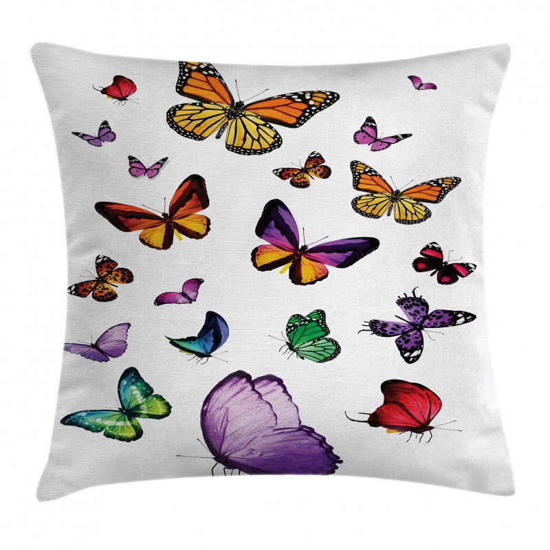 Flying Butterflies Pillow Cover