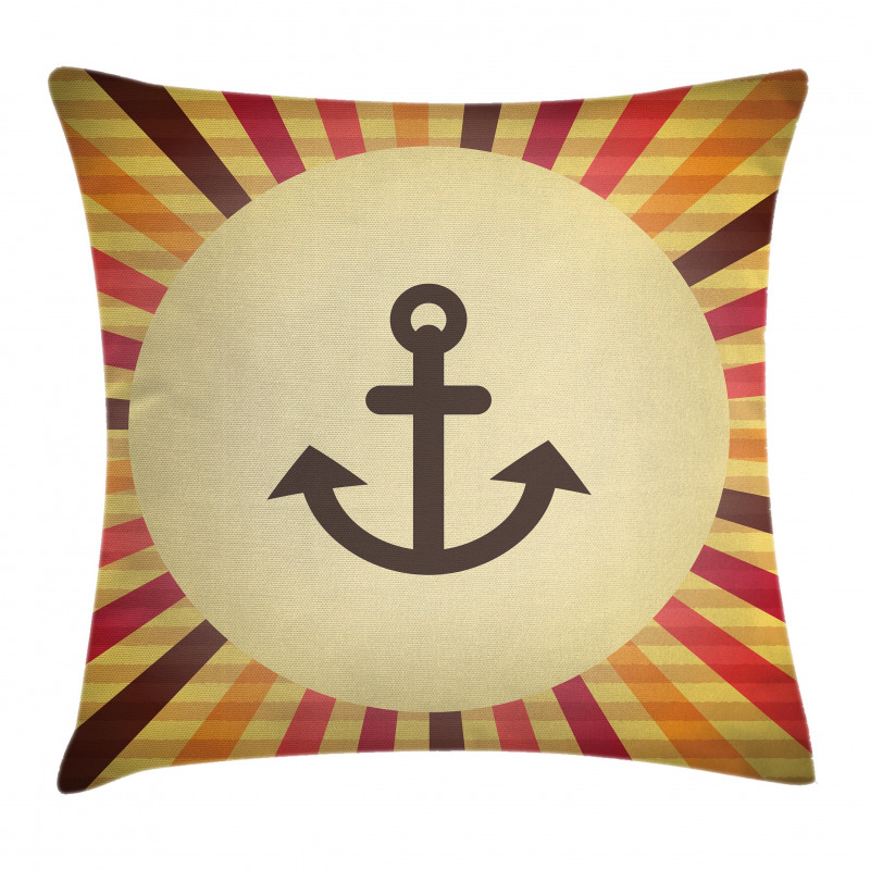 Pop Art Sailing Anchor Pillow Cover