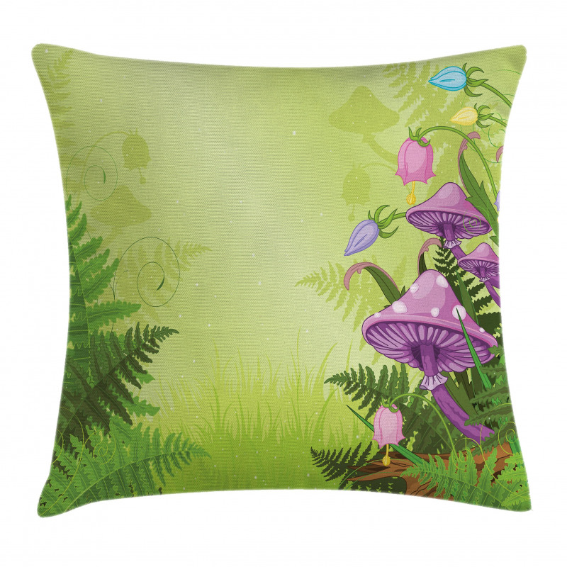 Mushroom Flower Magic Pillow Cover