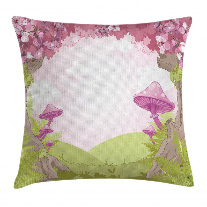 Fairytale Land Blooms Pillow Cover