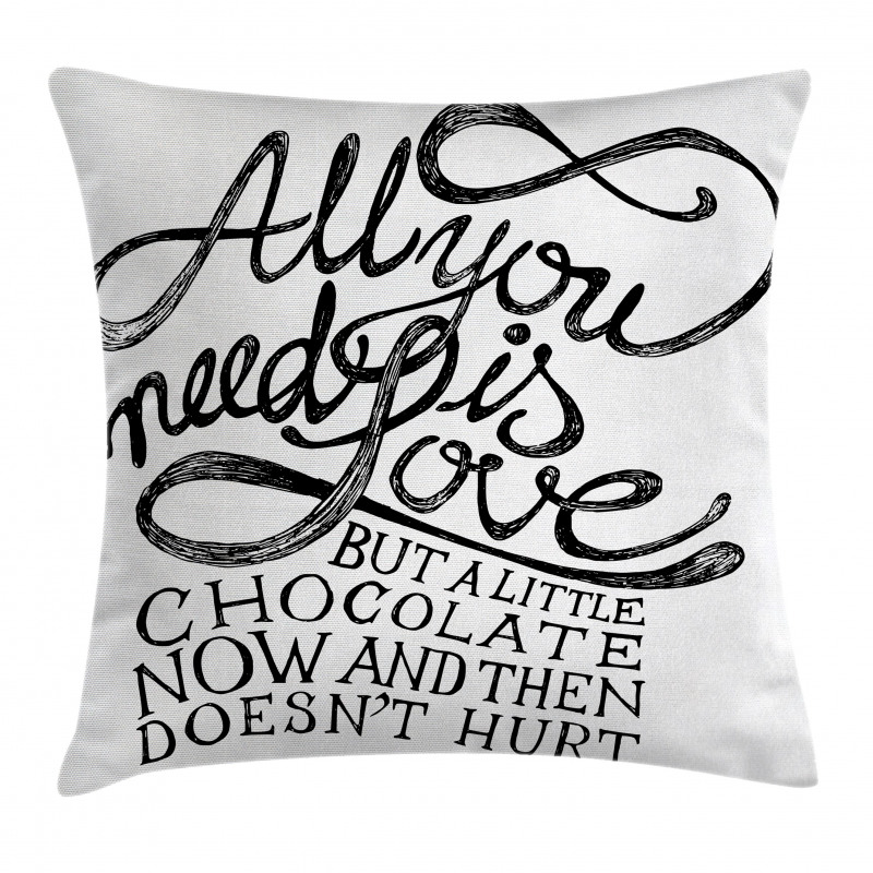Motivational Word Pillow Cover