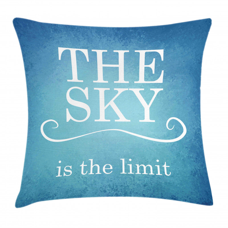 Typography Message Pillow Cover