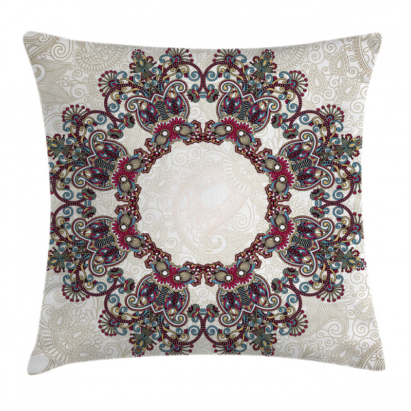 Aztec Mandala Pillow Cover