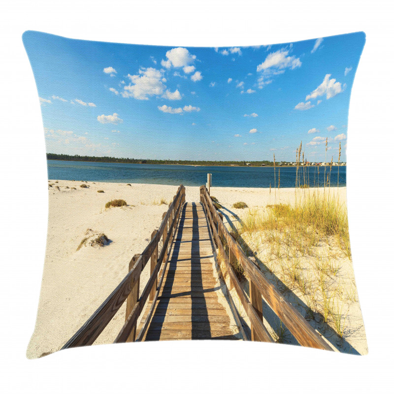 Perdido Beach Long Pier Pillow Cover