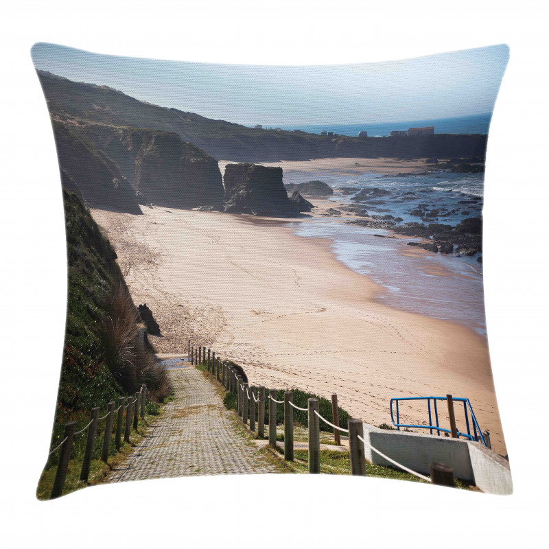 Ocean Coastline Nature Pillow Cover