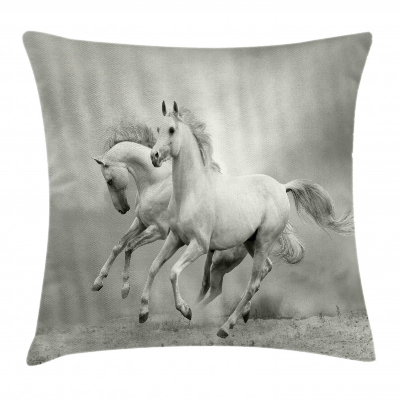 Horse Freedom Theme Pillow Cover