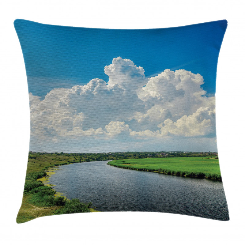 Clouds River Meadows Pillow Cover
