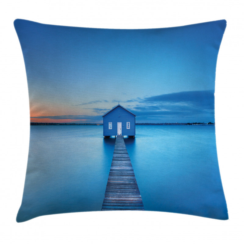 Sunrise Lakehouse Cabin Pillow Cover