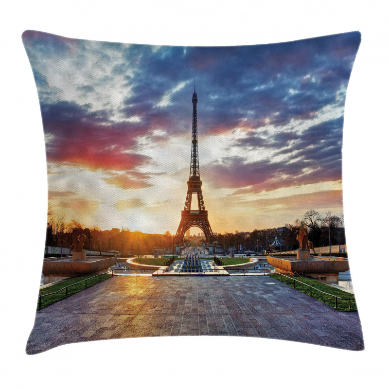Sunrise Scenery Pillow Cover