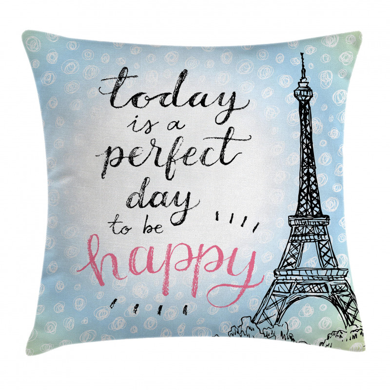 Sketch Perfect Day Pillow Cover