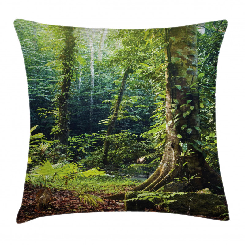 Wild Ivy on Trees Pillow Cover