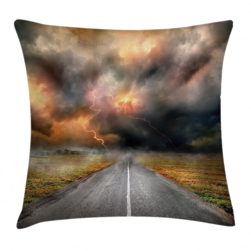 Dusty Storm Clouds Pillow Cover