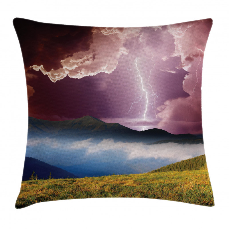 Earth Storm Rays Rural Pillow Cover