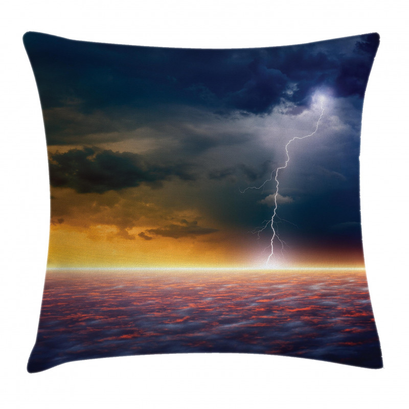 Apocalyptic Sky View Pillow Cover