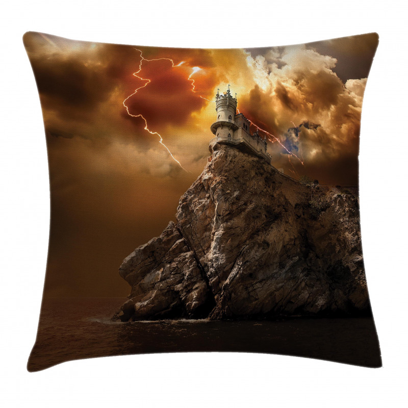 Castle Thunder Storm Pillow Cover