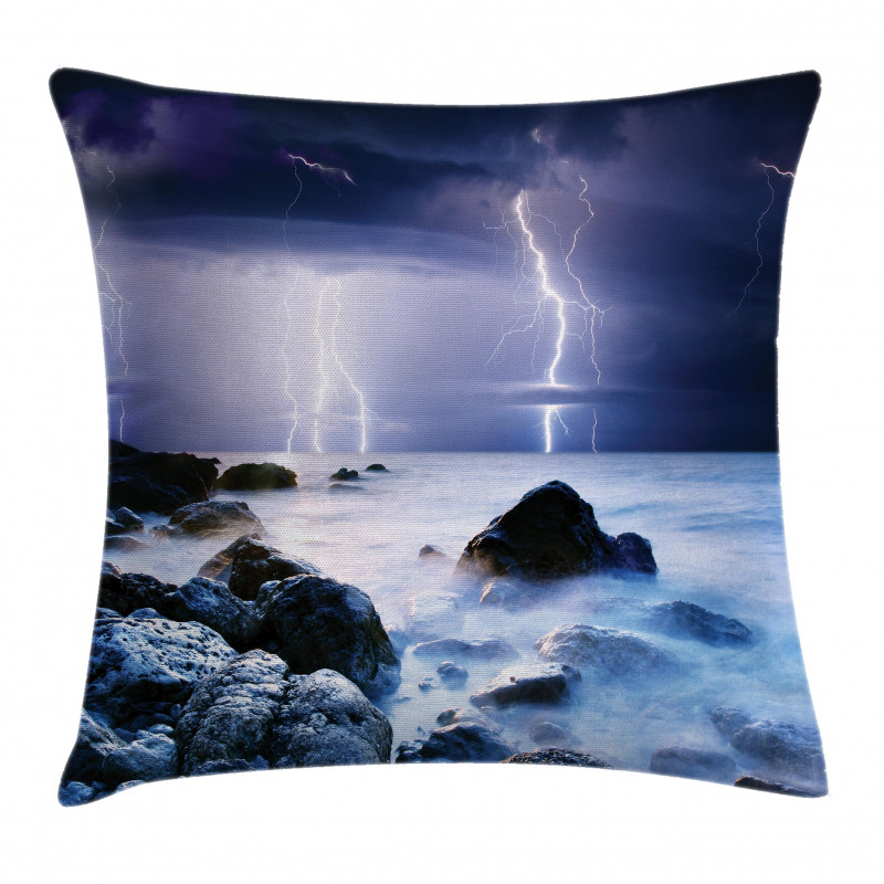 Stormy Weather in Summer Pillow Cover
