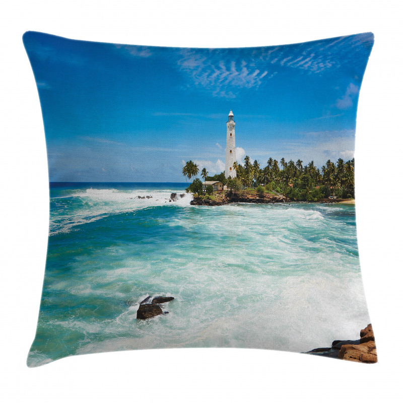 Palms Beach Seaside Pillow Cover
