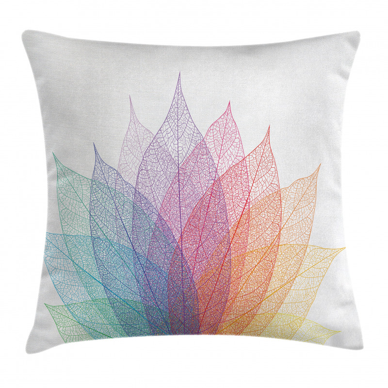 Delicate Leaves Art Pillow Cover
