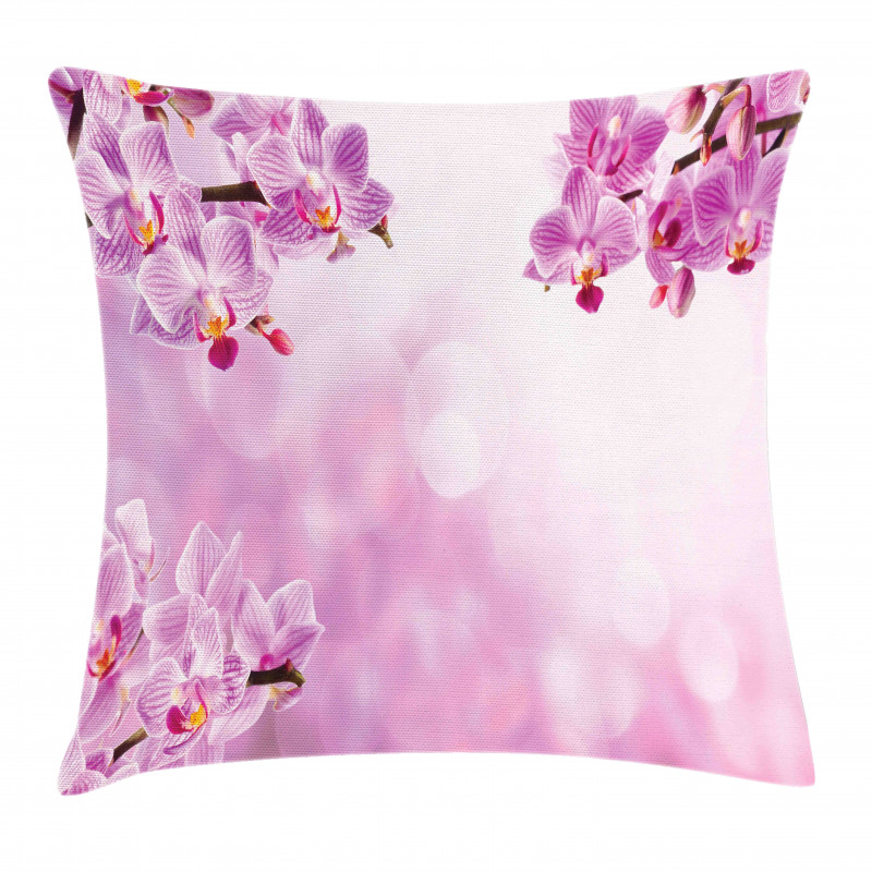 Orchid Spring Petals Spa Pillow Cover