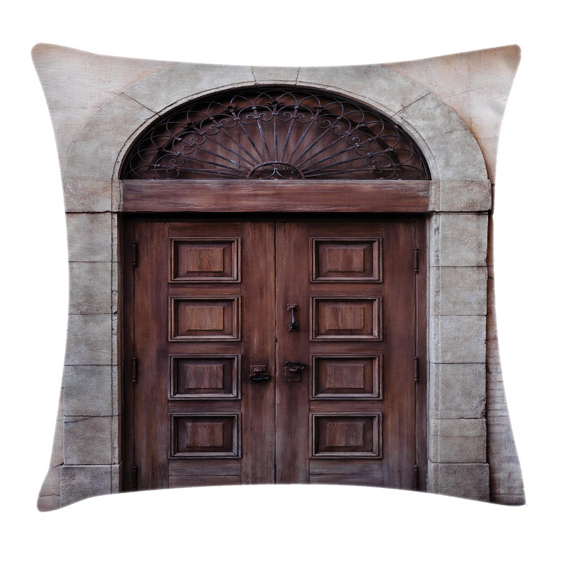 Arched Venetian Door Pillow Cover