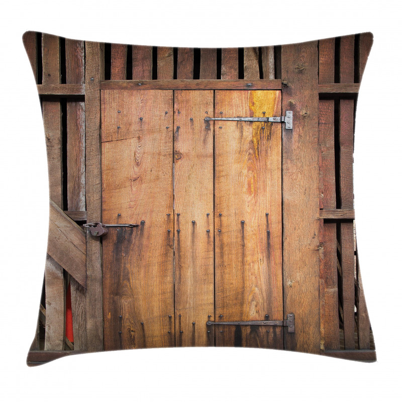 Dated Door Barn House Pillow Cover
