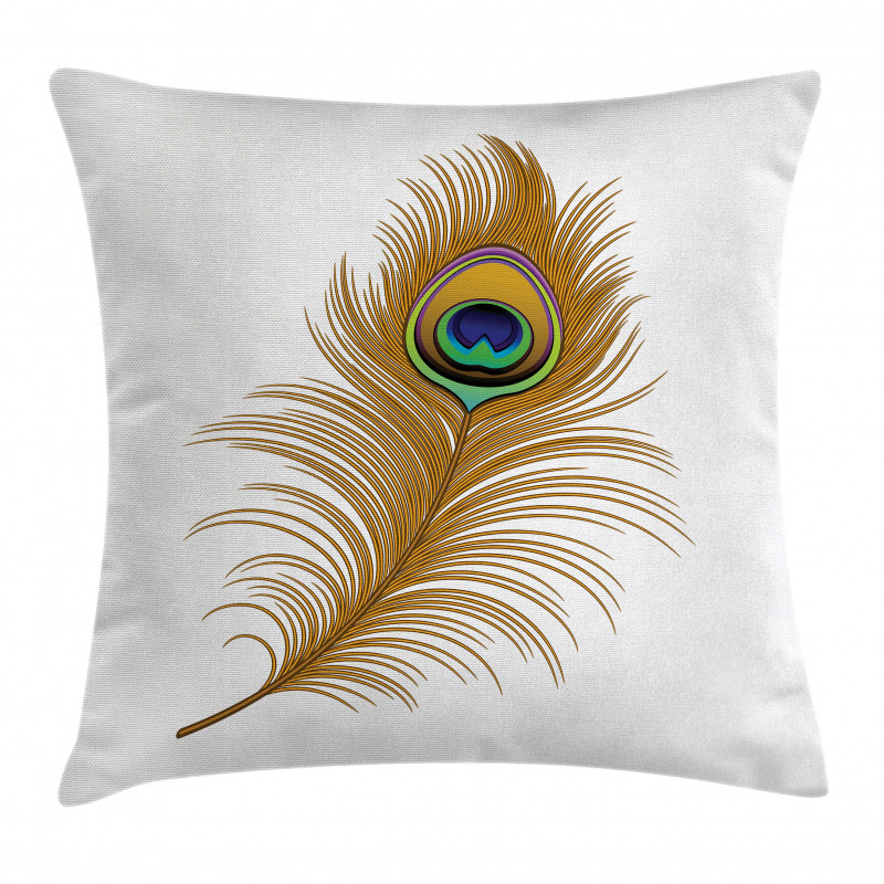 Exotic Peacock Wild Bird Pillow Cover